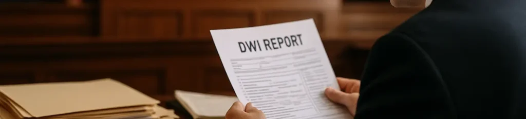 Greensboro DUI lawyer reviews police report error leading to DWI case dismissal.