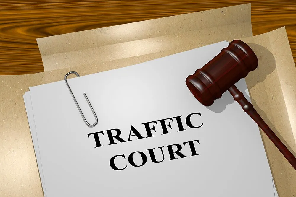 Traffic court hearing