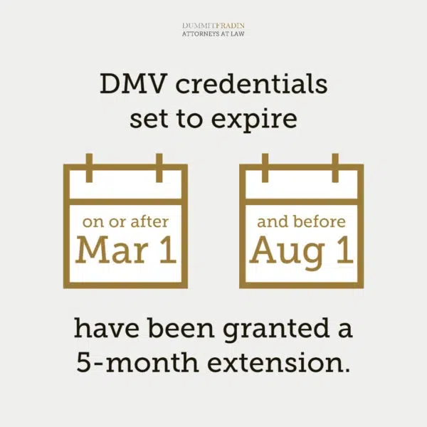 Senate Bill 704 Extends DMV Renewal Deadlines
