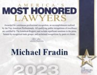 Fradin honored with top 2023 award recognition.