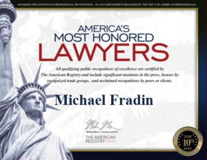 Most Honored Lawyers Award Recognition 2023