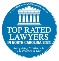 Top-rated lawyer 2024 legal excellence award.