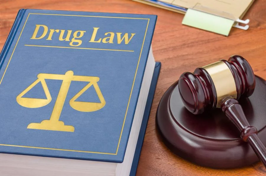 Drug law policy and legal regulations on controlled substances.